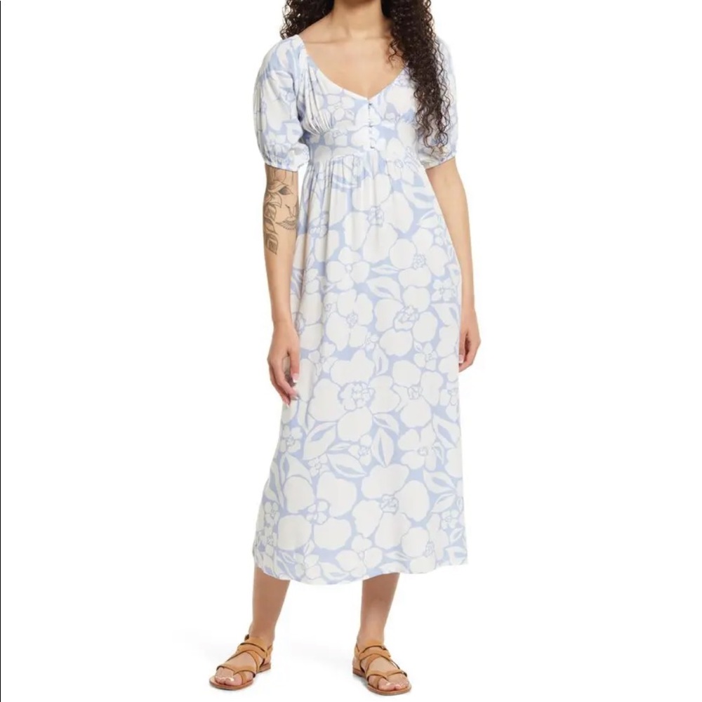 NWT Billabong Salty Sea Midi Dress, size M